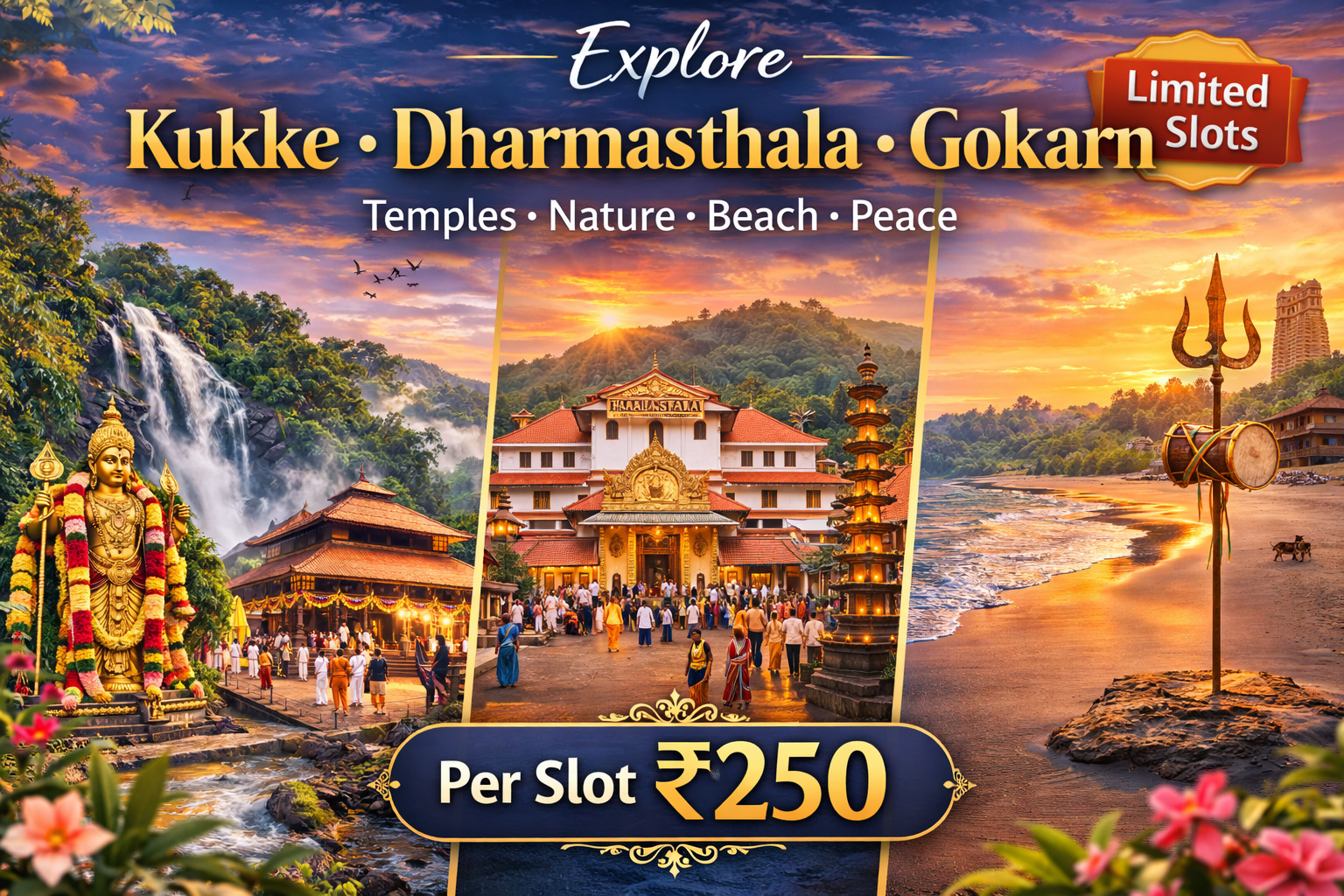 Kukke & Dharmasthala  Pilgrim Special Tour package