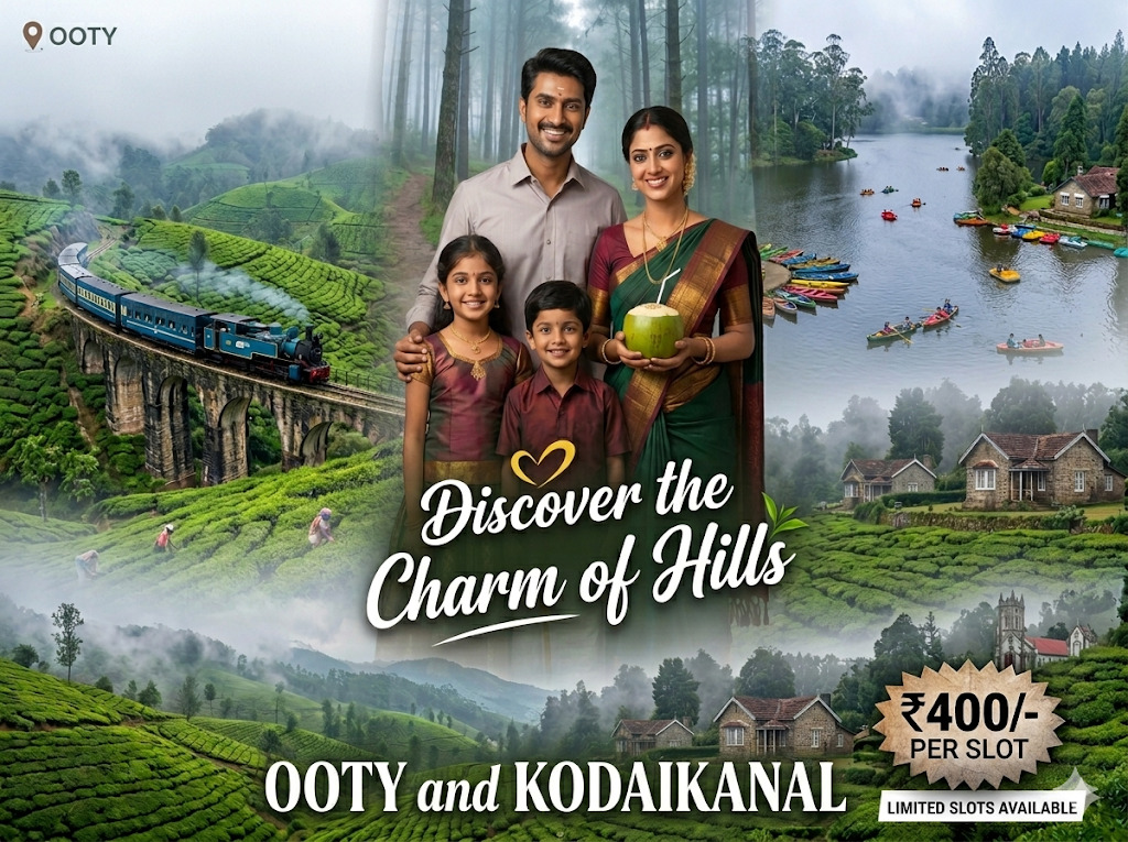 Ooty & Kodaikanal Hill Escape - Lucky Draw Campaign
